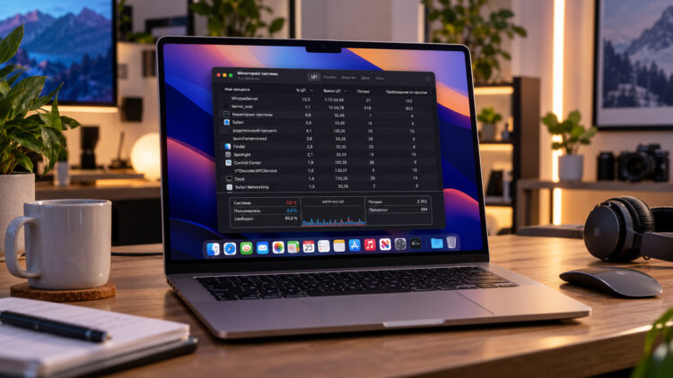 7 настроек macOS, после которых старый MacBook снова будет работать быстро. Фото.