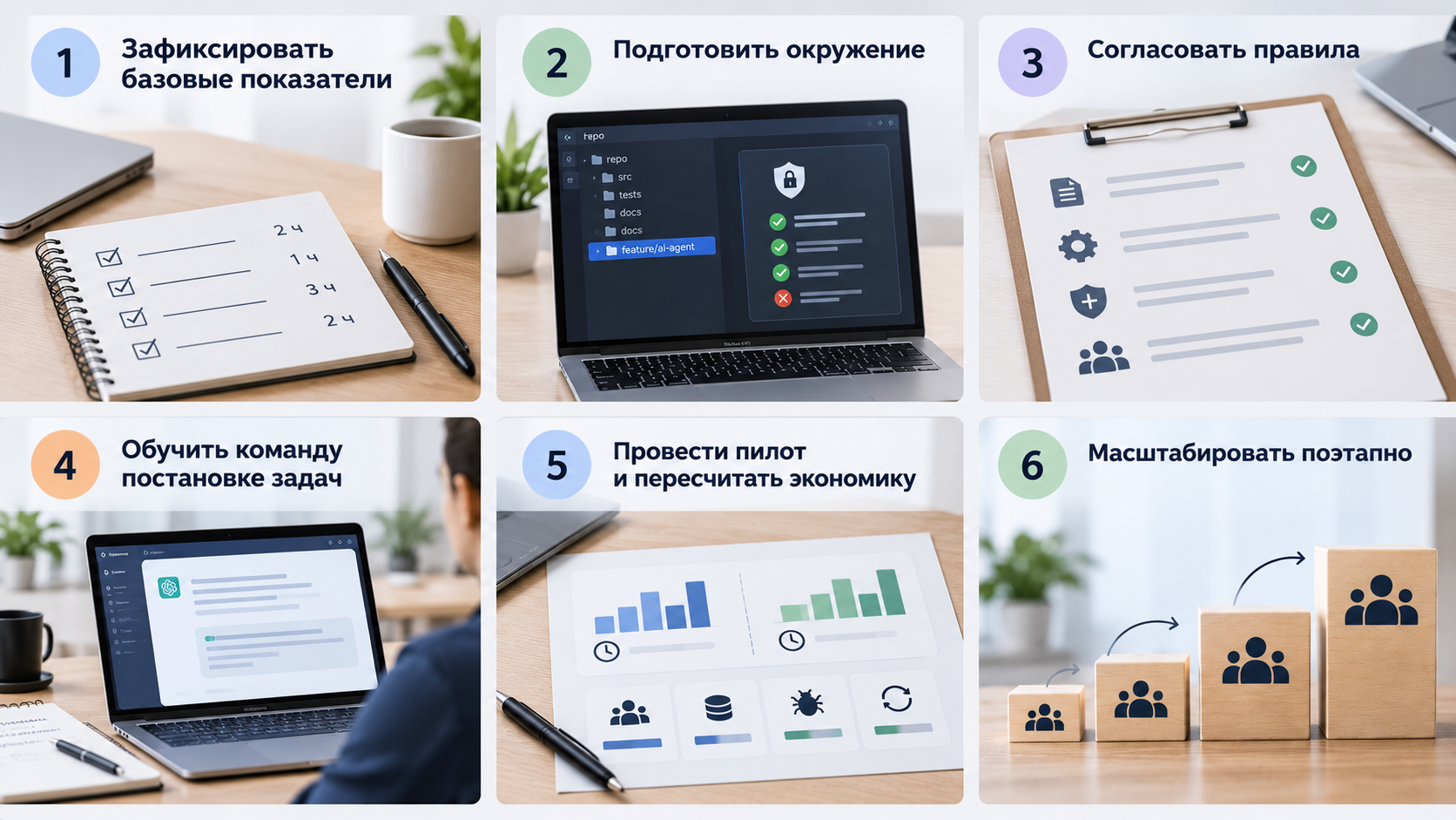 Пошаговая интеграция ИИ в бизнес-процессы