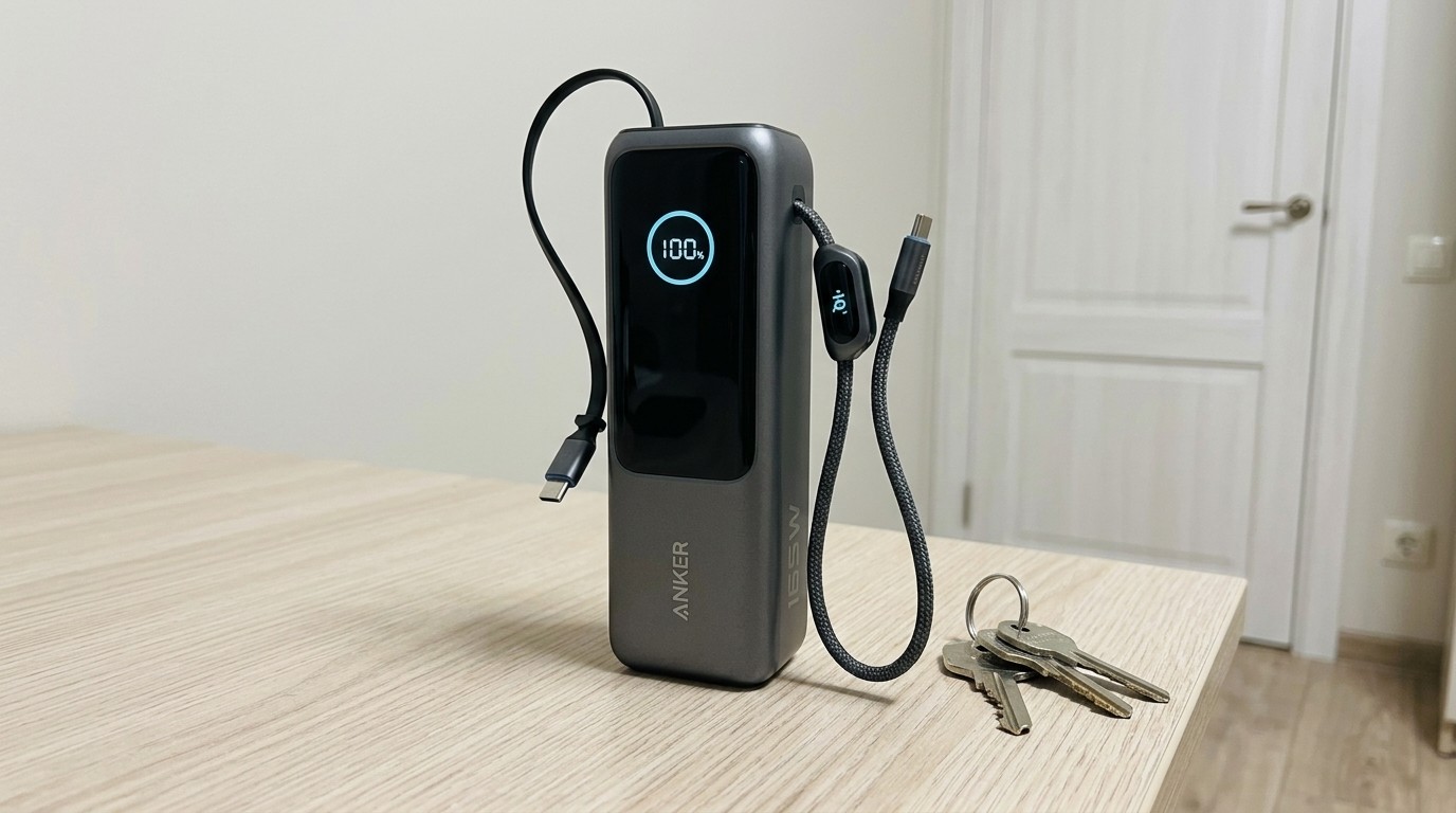 Внешний аккумулятор Anker Zolo с дисплеем 100%