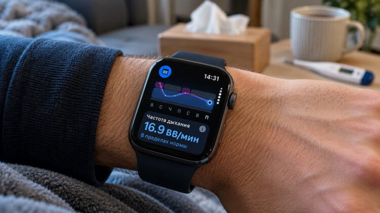 Apple Watch заметили мою простуду раньше меня. Даже доктор не нужен. Фото.