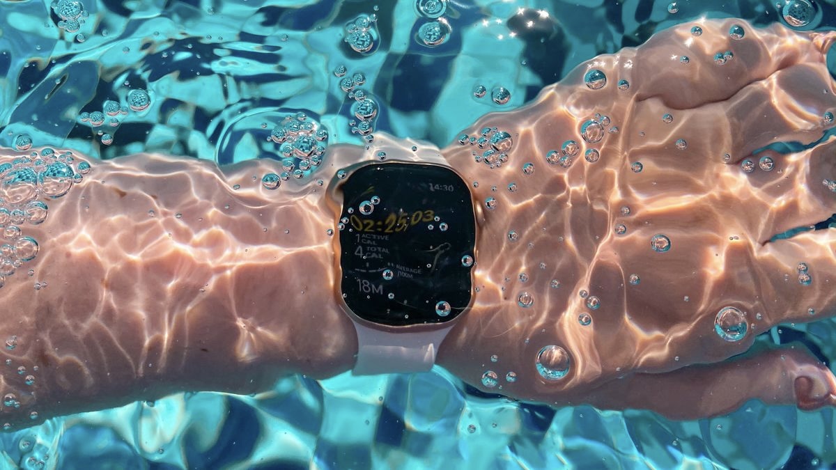 Apple Watch под водой