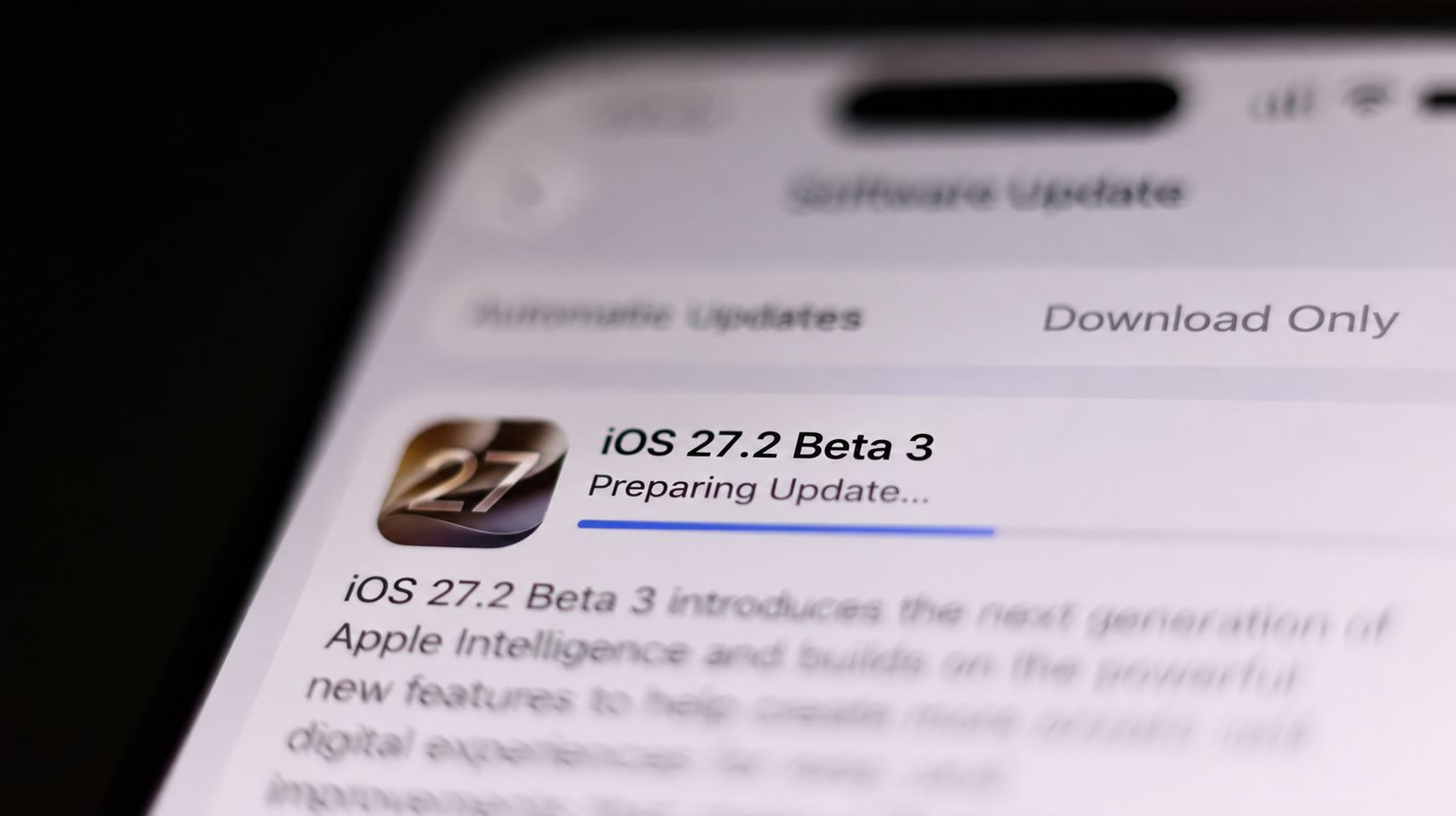 Установка iOS 27.2 beta 3 на Айфон