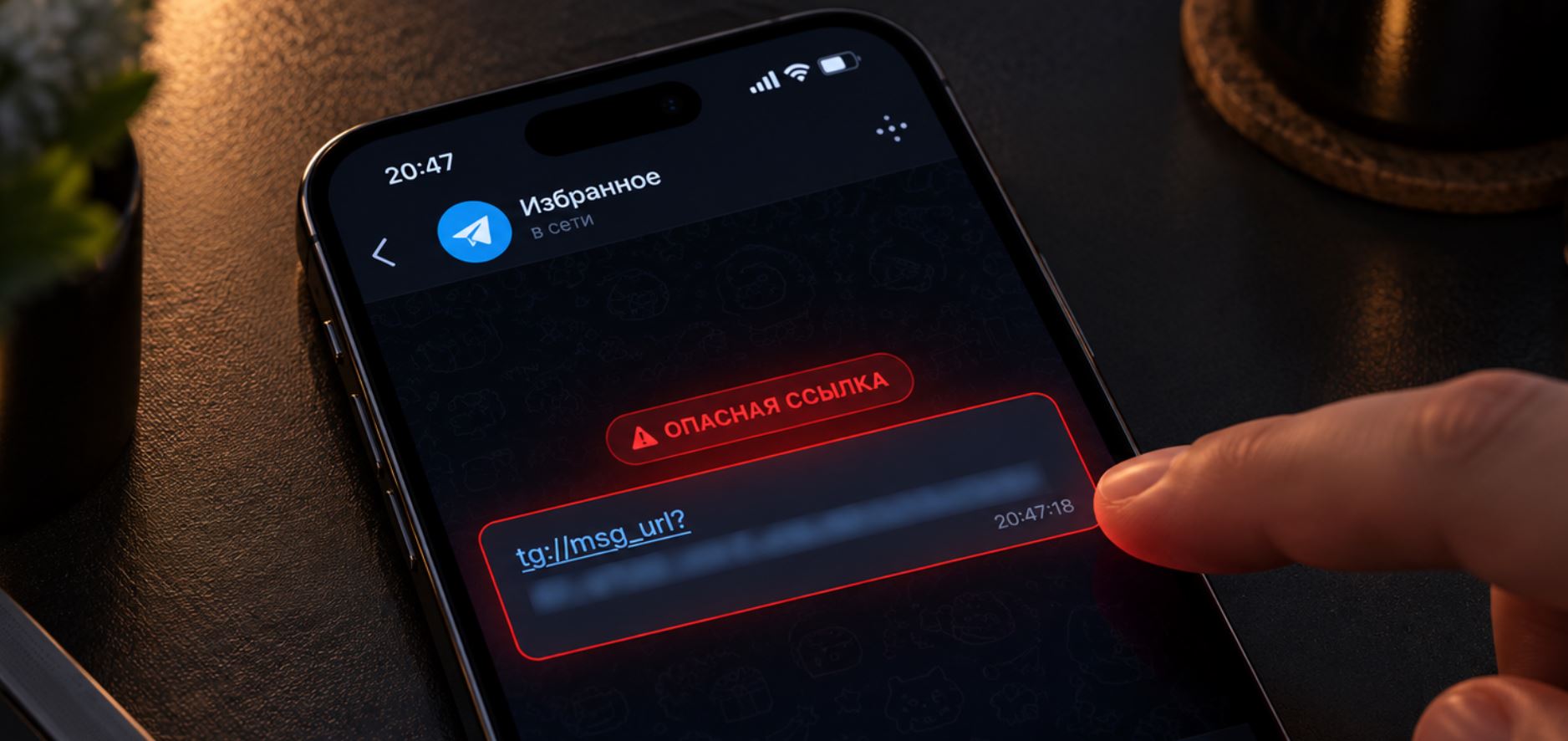 Ссылка для заморозки аккаунта в Telegram