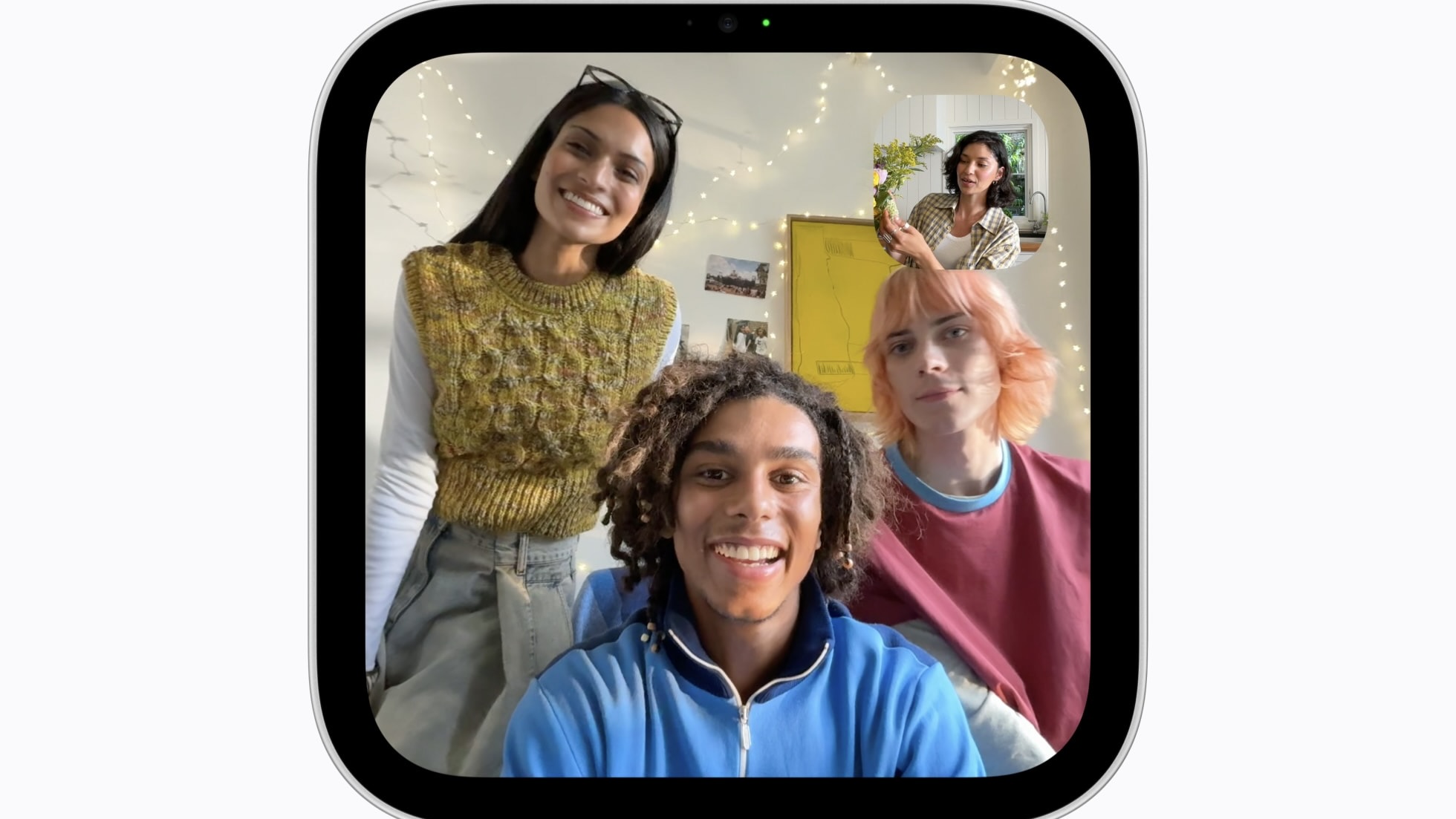 Групповой звонок FaceTime на экране HomeView
