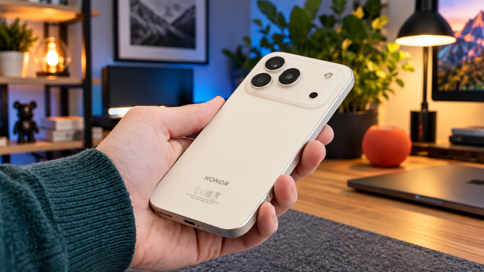 Honor 600 Pro в руке