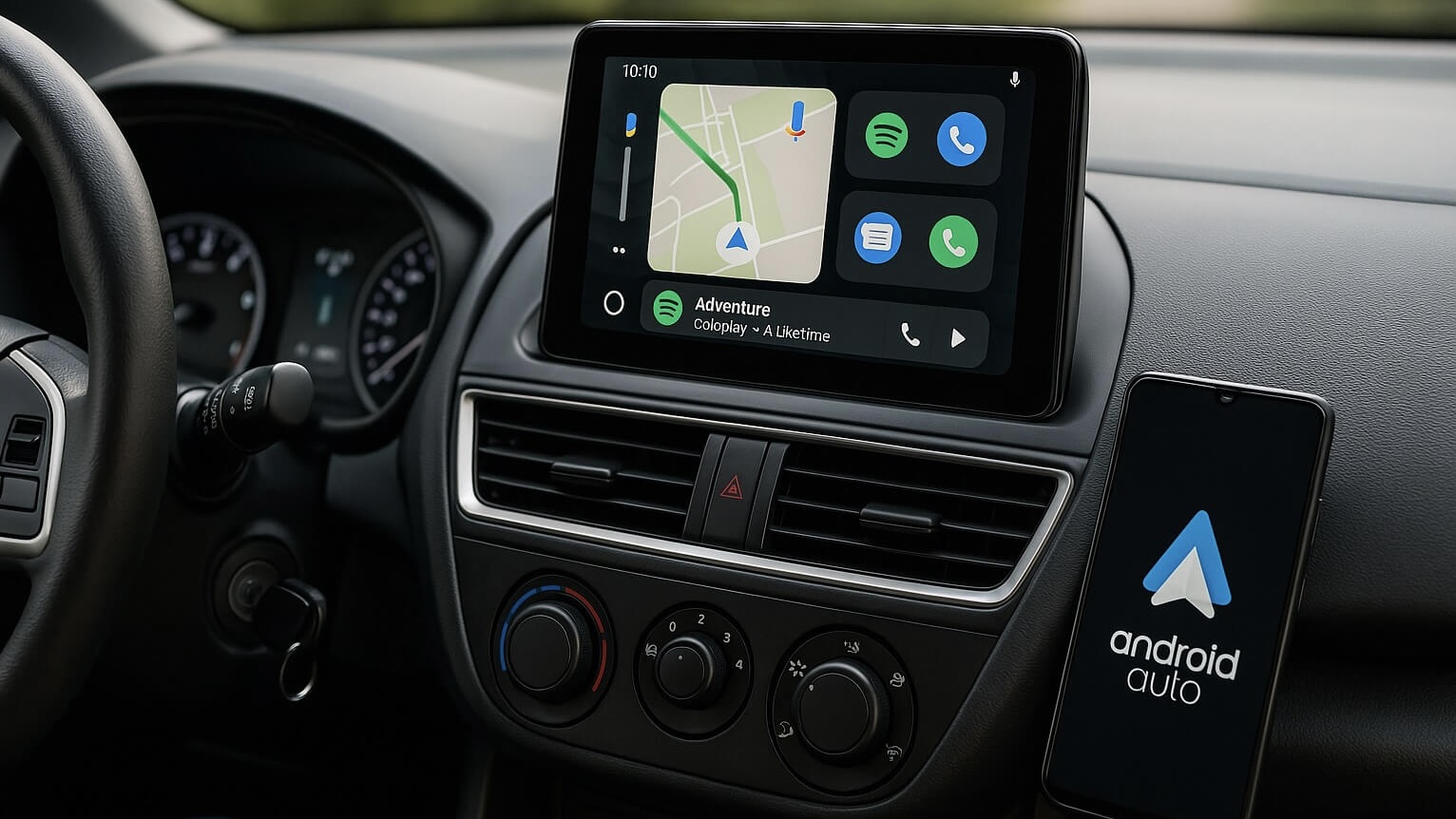 Android Auto в автомобиле