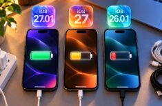 Как iPhone держит заряд на iOS 27.0.1: сравнение с iOS 27, iOS 26.0.1 и отзывы реальных пользователей. Фото.