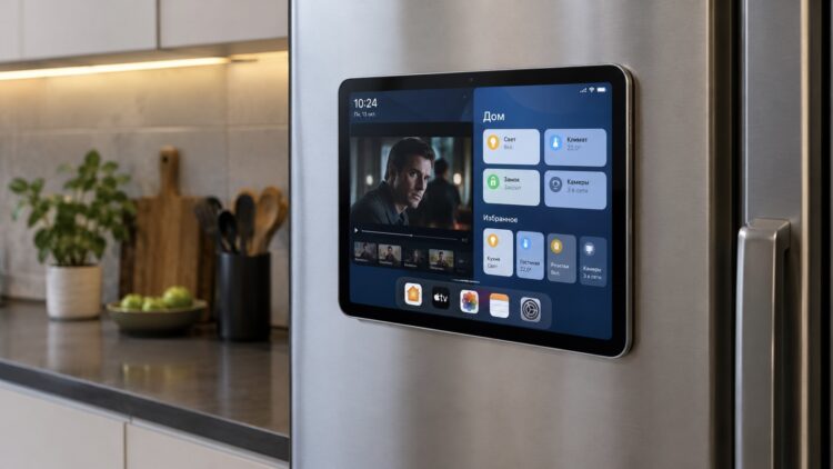 Повесил iPad на холодильник и понял, почему мне не нужен новый Apple HomeView. Фото.