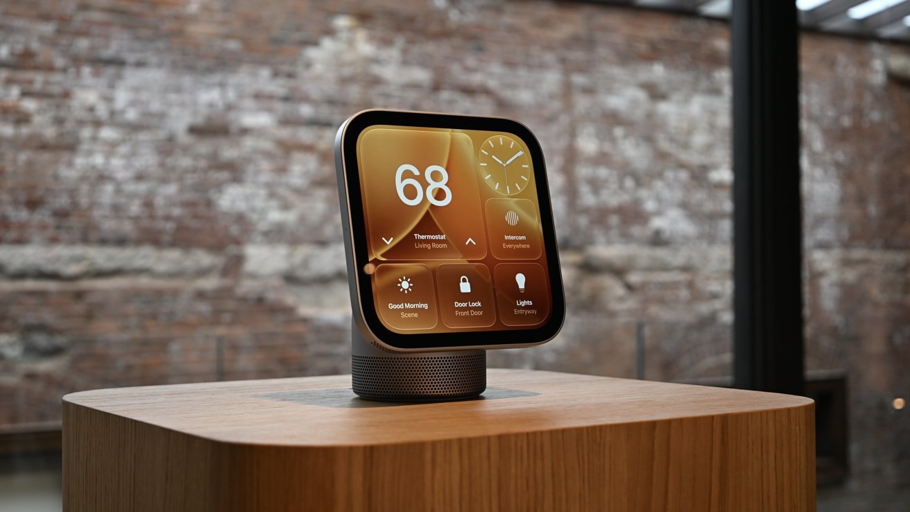Экран Apple HomeView с плитками умного дома