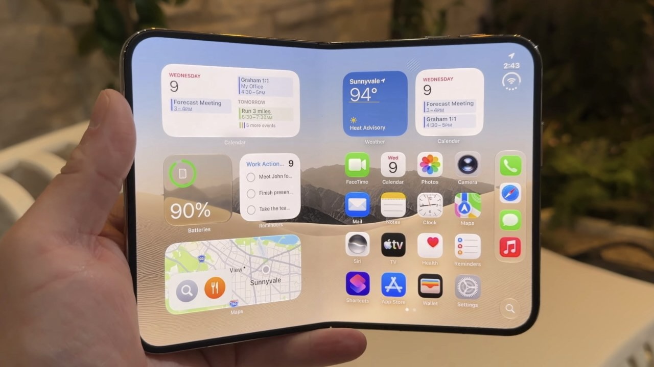 iPhone Duo в раскрытом виде
