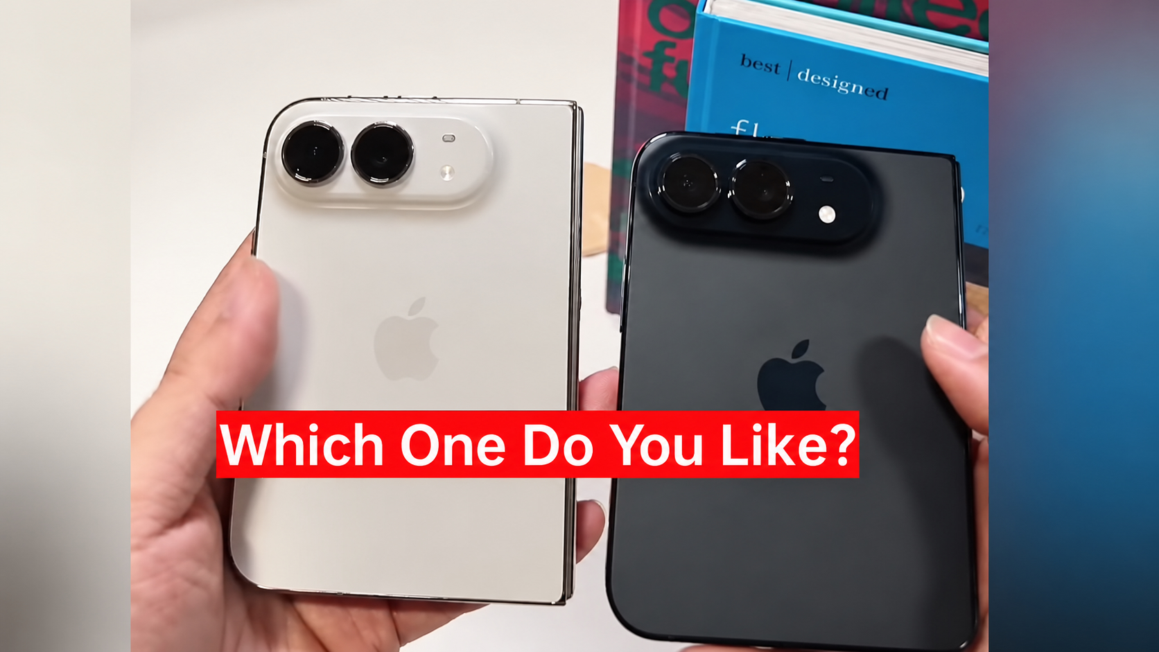 Разные цвета iPhone Duo из видео