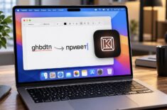 Я стал печатать быстрее и без ошибок, после того как установил эту программу на Mac. Фото.