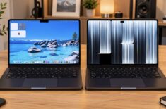Все отличия MacBook Pro с OLED-экраном и обычного MacBook Pro. Фото.