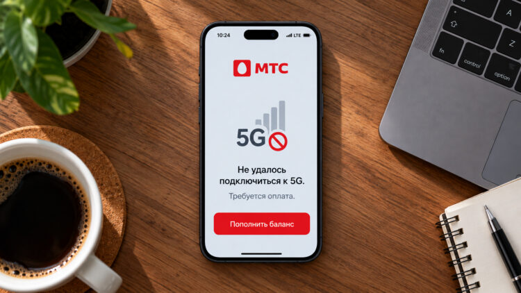 МТС начала брать деньги за 5G, который работает хуже бесплатного 4G. Фото.