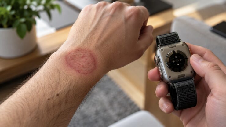Новые Apple Watch Series 12 и Ultra 4 оставляют красные следы на руке. Фото.