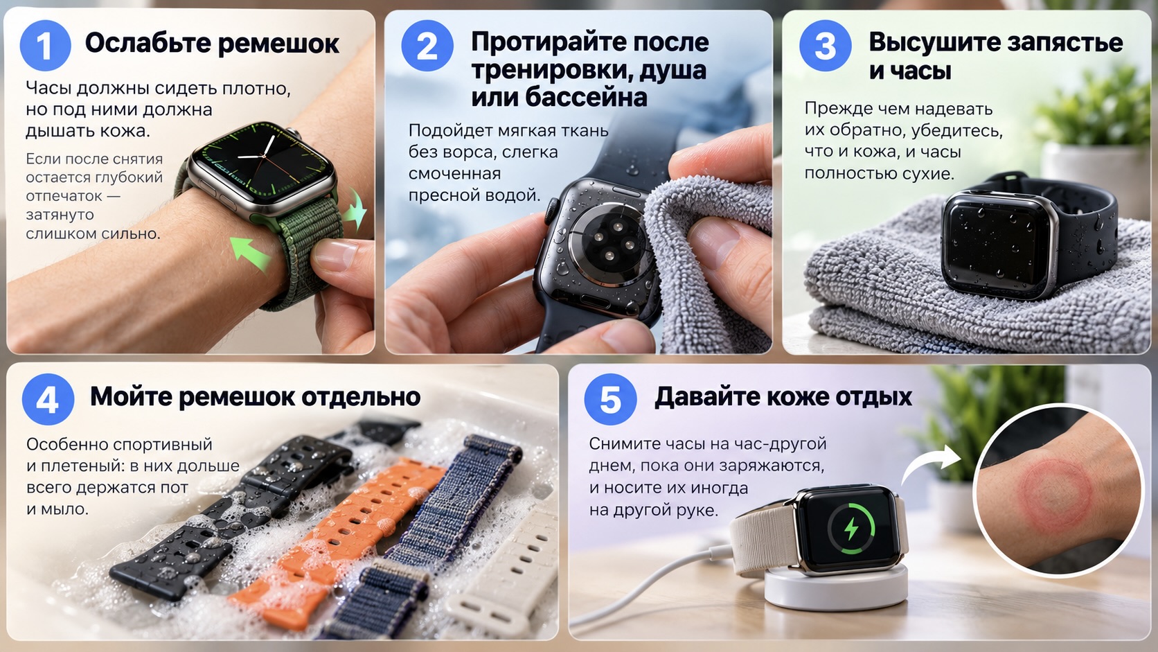 Как правильно носить Apple Watch