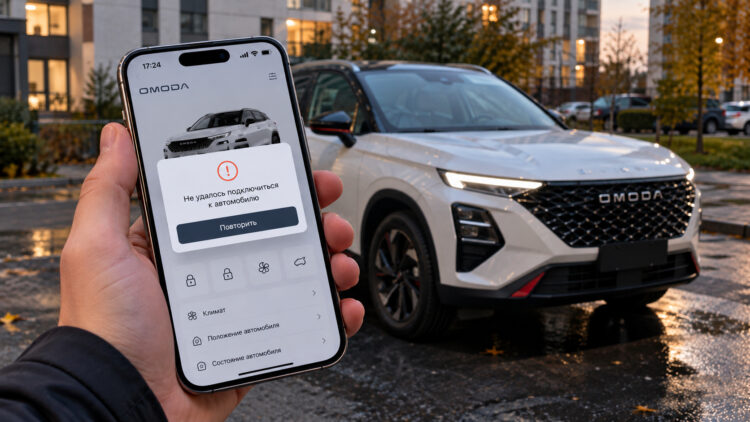 Не работает приложение Omoda, Jaecoo и Chery: как быть, если машина не заводится с айфона. Фото.