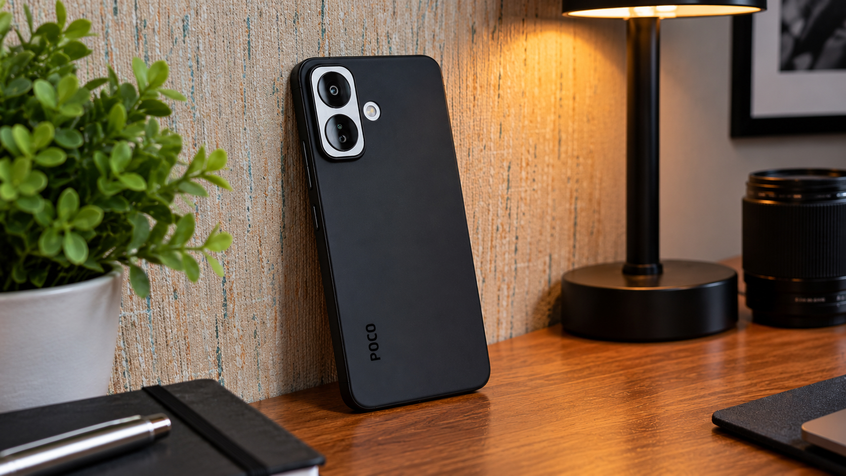 POCO X8 в комплектном чехле