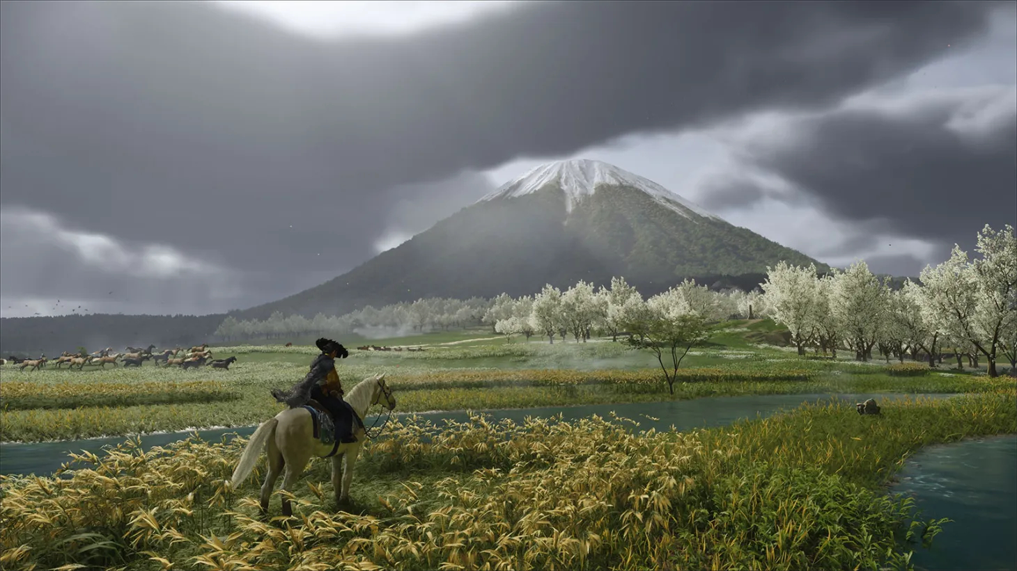 Кадр из игры Ghost of Yōtei