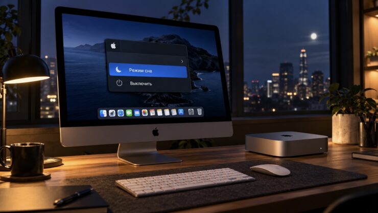 Что будет, если не выключать iMac и Mac mini на ночь и всегда оставлять их в режиме сна. Фото.