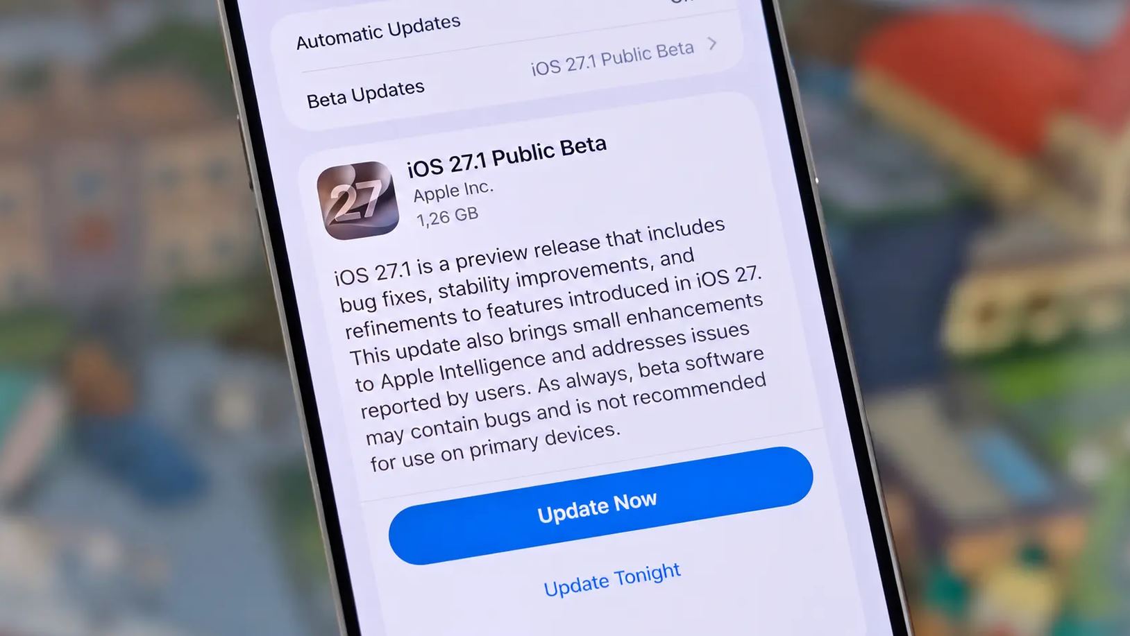 Обновление iOS 27.1, которое не вышло для всех