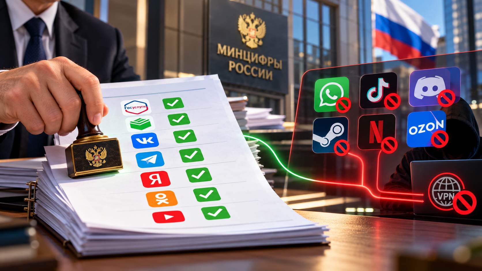 Допуск сайтов в белый список