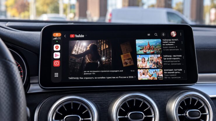 Как смотреть YouTube в CarPlay. Фото.